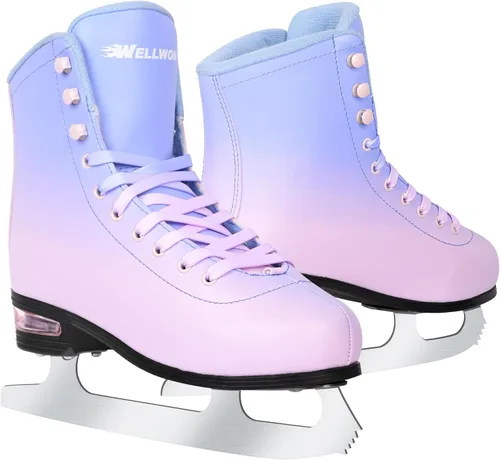 Vista 10 de Ice Skates for Women, Adult Figure Skates for Men, Figure Skating Shoes with Velvety Lining for Indoor& Outdoor Rink,Ice Skates Size 5 6 7 8 9 10 11