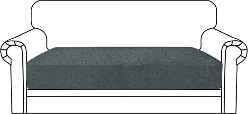 Vista 63 de MAXIJIN Fundas de cojín impermeables para sofá, funda de cojín individual de asiento de silla, fundas elásticas para sofá modular con parte inferior