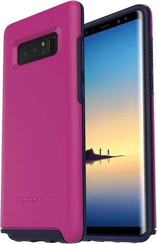 Vista 3 de OTTERBOX SYMMETRY SERIES - Funda para Samsung Galaxy Note8, embalaje al por menor, mezcla de bayas, color azul marino (BATON ROUGE/MARITIME BLUE)