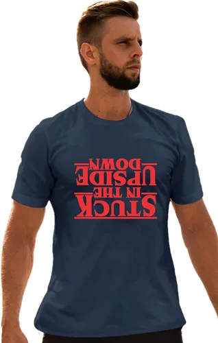 Vista 33 de Go All Out Camiseta para adultos Stuck in The Upside Down