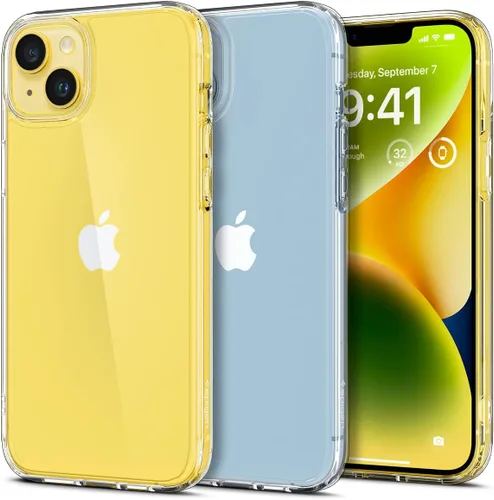 Vista 32 de Spigen Funda para iPhone 12 Mini, ultra híbrida, sin anillo magnético, antiamarilleo, transparente