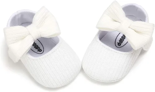 Vista 6 de Ohwawadi - Calcetines de forro polar para bebé o niña, suaves y calientes, botas o zapatos para bebés recién nacidos, con estilos de dibujos