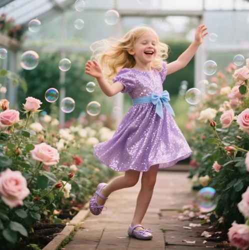 Vista 2 de Otter MOMO Zapatos planos de bailarina para niña, con lazo decorativo, ideales para llevar con vestido y combinan bien con flores, para escuela