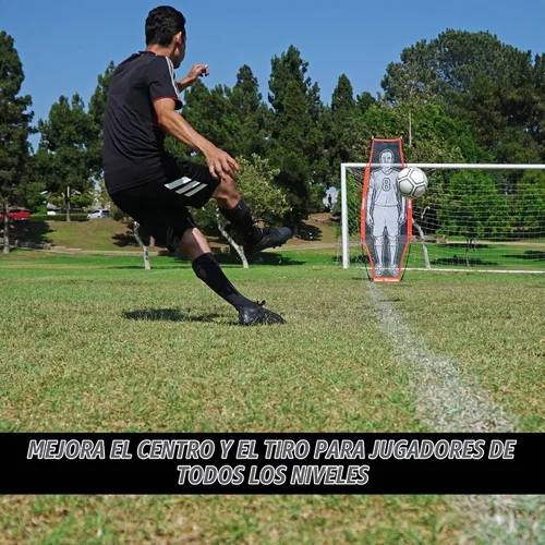 Vista 2 de GoSports Maniquí de entrenamiento XTRAMAN para defensor de fútbol