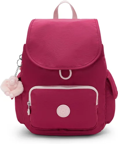 Vista 14 de Mochila pequeña Kipling City Pack para mujer, mochila ligera y versátil para el día, Negro (Black Noir), Pequeño