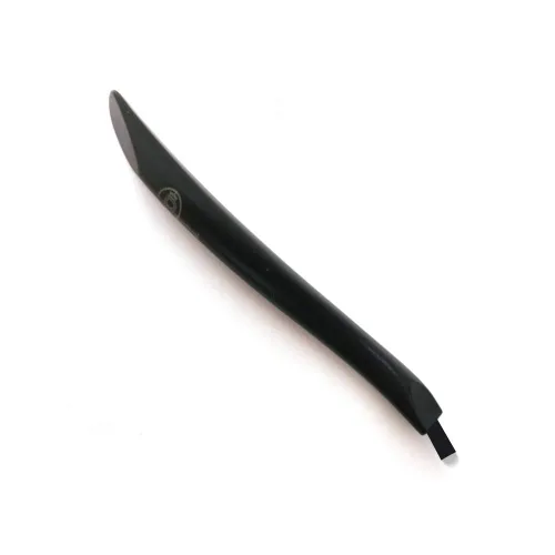 Vista 3 de 10 agujas desechables de microblading para maquillaje, 10 unidades, herramienta de mango de maquillaje permanente (12 planos curvos de 0.010 in (10))