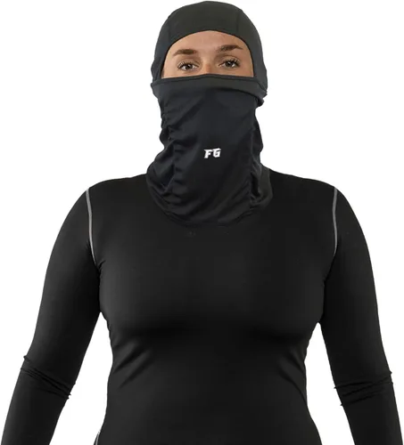Vista 3 de Frost Gear Pro - Protector facial en campo, OSFA, negro, Negro