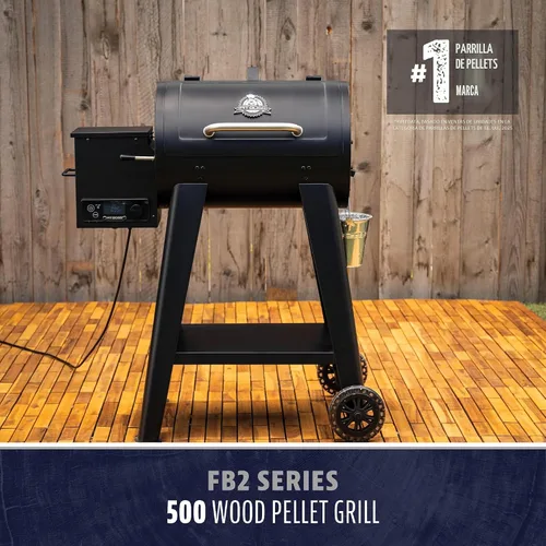 Vista 4 de Pit Boss 500FB2 Parrilla de pellets, negro mate - 11086