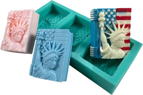 Vista 11 de Molde de jabón de silicona de dos libros, moldes de cera de vela hechos a mano, molde de silicona para pastel de mousse de chocolate, gelatina