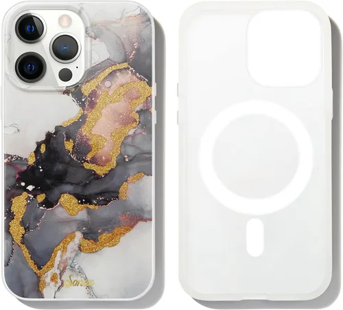 Vista 240 de Sonix - Funda para iPhone 12 y iPhone 12 Pro, compatible con MagSafe, probada contra caídas de 10 pies, Brown Tort, diseño de carey marrón