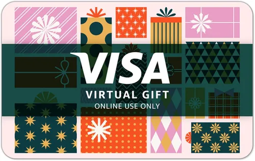 Vista 2 de Visa Virtual eGift Card - $200 (plus $6.95 Purchase Fee) For Online Use Only