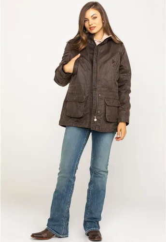 Vista 5 de Outback Trading Women's 2864 Woodbury Vintage Canyonland Outdoor Casual Water Resistant Jacket with Removable Hood