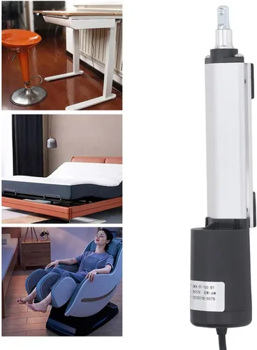Vista 7 de Actuador micro lineal de 12 V CC de 4 pulgadas, mini actuadores de movimiento eléctricos pequeños 100N, velocidad impermeable, actuador