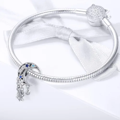Vista 17 de BISAER Hamsa - Dije de mano de plata de ley, piedras preciosas azules de mal de ojo, se adapta a brazalete, pulsera, collar