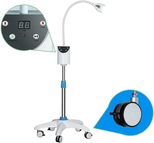 Vista 6 de Fencia Luz de blanqueamiento dental móvil, máquina aceleradora de blanqueamiento en frío LED, máquina de lámpara de blanqueamiento dental de cuidado
