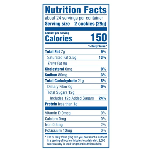Vista 2 de OREO Double Stuf Golden Sandwich Galletas, tamaño fiesta, 24.95 oz