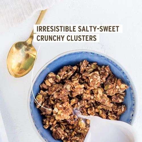 Vista 3 de Purely Elizabeth, mantequilla de almendras de vainilla, granola keto con aceite MCT, sin granos (6 unidades, 48 onzas a granel)