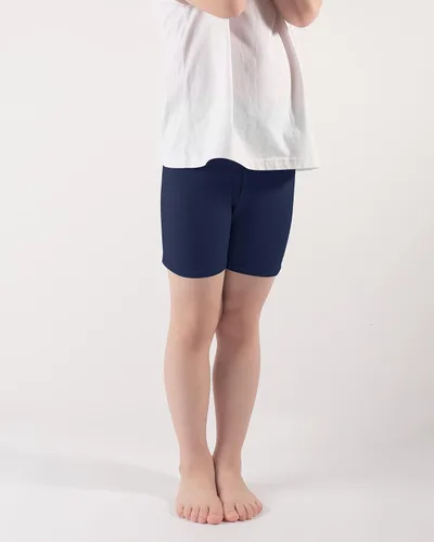 Vista 2 de BOOPH Pantalones cortos de ciclismo para niñas, pantalones cortos de baile con volante para niños, paquete de 3