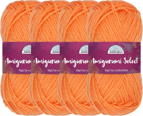 Vista 39 de JubileeYarn Amigurumi Select - Hilo acrílico DK - Begonia - 4 madejas