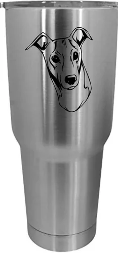 Vista 346 de Cairn Terrier - Vaso grabado con temática de perro, 30 onzas