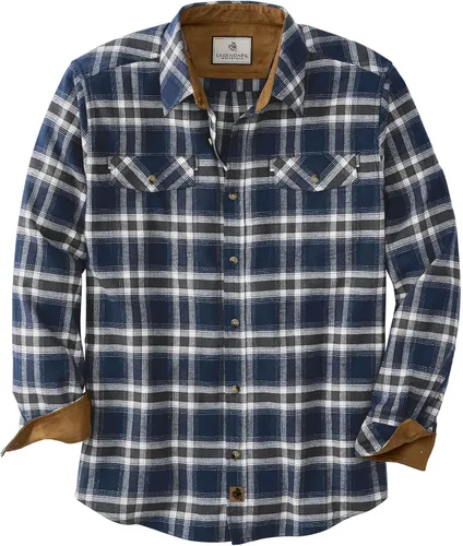 Vista 10 de Legendary Whitetails - Camisa de franela para hombre de manga larga con botones, ajuste relajado