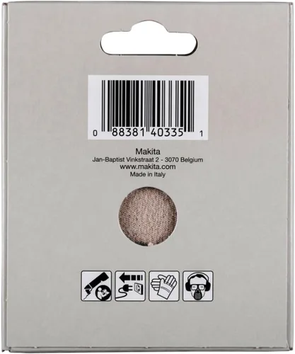 Vista 3 de Makita A-95750 - Papel de lija multiherramienta, grano 150, 10/paquete