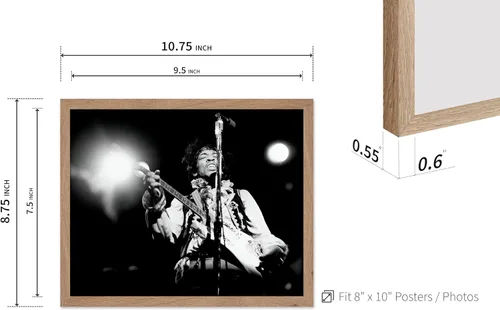 Vista 3 de Poster Master Impresión del festival pop – Póster de guitarrista – Arte de fotografía en blanco y negro – Diseño de pared de músico de rock and roll