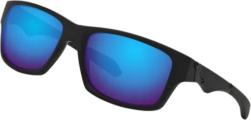 Vista 2 de BroLizard - Lente polarizada para gafas de sol Oakley Jupiter Squared OO9135, azul