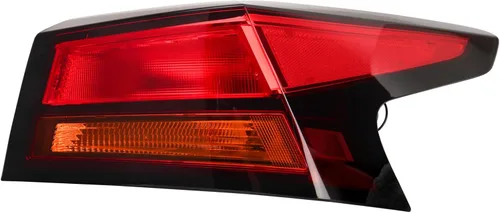 Vista 143 de Ensamble de luz trasera exterior TRQ para lado del conductor izquierdo trasero. Compatible con Toyota Corolla XLE 2020, 2021, 2022 y Toyota Corolla