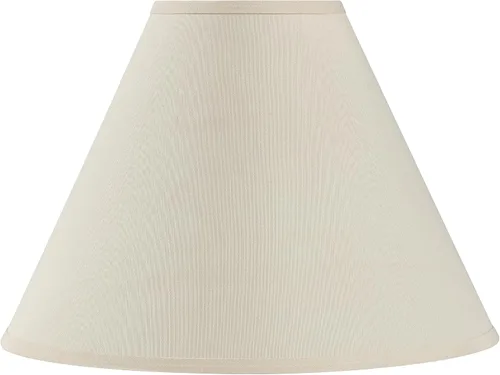 Vista 3 de Aspen Creative 32269 Pantalla de lámpara de construcción de araña con forma de imperio de transición en color beige, 16 pulgadas de ancho