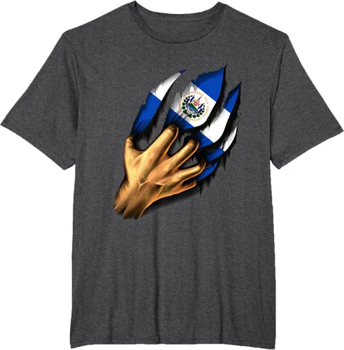 Vista 19 de El salvador bandera camisa salvadoreña en mi
