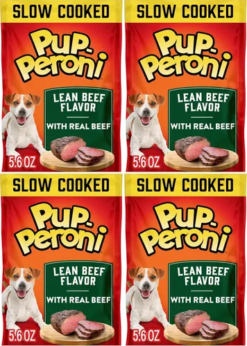 Vista 11 de Pup-Peroni Golosinas para perros, sabor a carne magra, 22.5 onzas, hechas con carne de res real, 90% libre de grasa