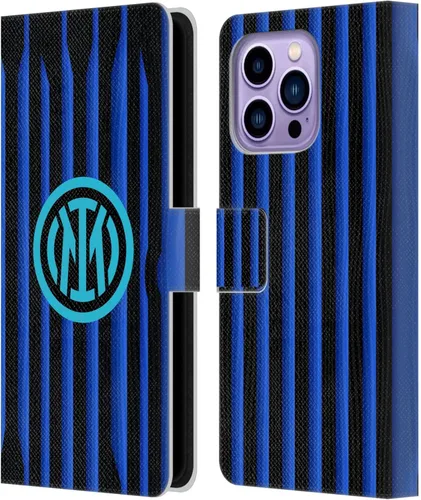 Vista 85 de Head Case Designs Officially Licensed Inter Milan Away 2025/26 Crest Kit Leather Wallet Case Compatible with Apple iPhone 11
