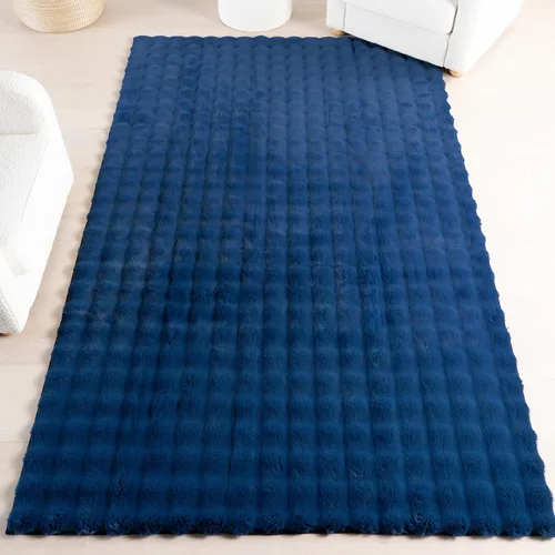 Vista 28 de nuLOOM Alfombra de Área de Felpa Acogedora de 5' x 8', Lavable a Máquina, Antideslizante, Alfombra Shag Suave y Esponjosa para Sala de Estar, Rubor