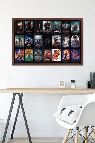 Vista 6 de Trends International Marvel Avengers: The Infinity Saga - Póster de pared de una hoja, 34 pulgadas de largo x 22.4 pulgadas, versión enmarcada