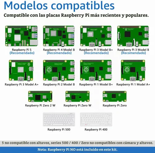 Vista 6 de Freenove - Kit de inicio completo para Raspberry Pi 5 4 Zero 2 W