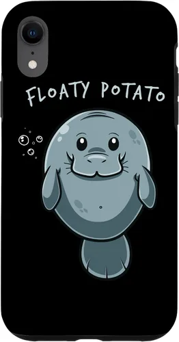 Vista 25 de Flaoty Potato Manatee Funny Manati Manatee Chubby Mermaid Case for iPhone 17