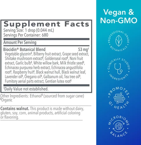 Vista 7 de Advanced Formula Biocidin líquido, 1 onzas
