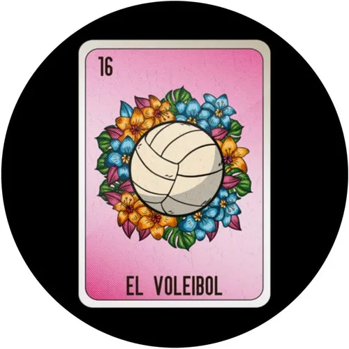 Vista 3 de El Voleibol Mexican Slang Chicano Bingo Cards PopSockets Swappable PopGrip