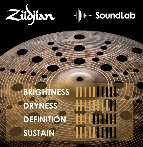 Vista 5 de Zildjian K1418 17" K Platillo especial especial de choque de basura seca