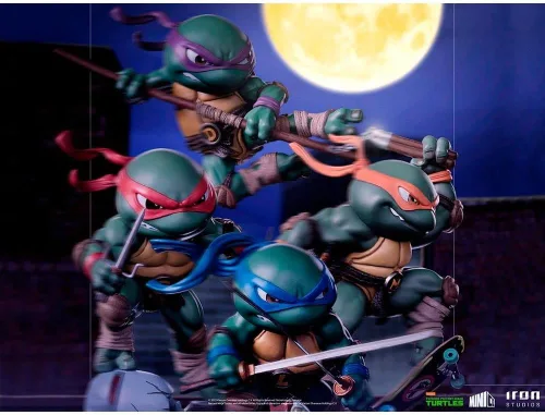 Vista 8 de Estatua Leonardo - TMNT - Minico - Iron Studios
