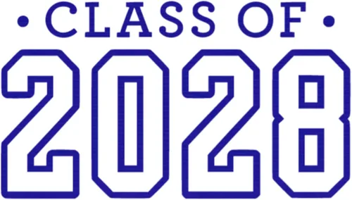 Vista 21 de Calcomanía para planchar de clase 2028, parche de camiseta de clase superior, transferencia de calor, calcomanía gráfica de camiseta HTV para negro