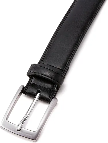 Vista 4 de MILORDE Cinturón de vestir de cuero genuino para hombre, hecho a mano, 100% cuero de vaca, diseños clásicos y modernos para trabajo, negocios y uso