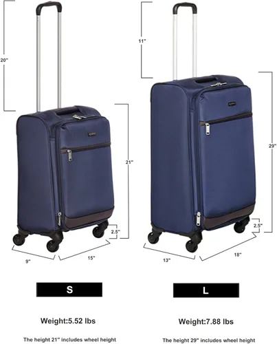 Vista 7 de Tienda Basics suitcases Softside Spinner