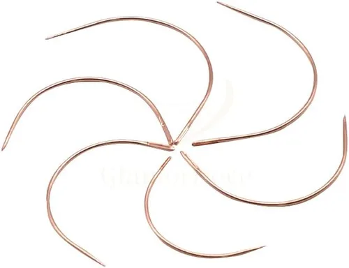 Vista 11 de GlamorDove Herramienta de costura, 10 agujas curvadas de 2.5 pulgadas, accesorios de costura a mano, herramienta de tejido para coser en trama