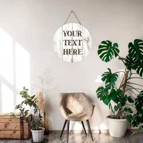 Vista 5 de Letrero de madera personalizado para decoración del hogar, tablero de placa de madera con texto para puerta de granja, cocina, decoración