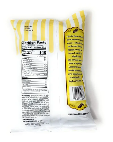 Vista 2 de Trader Joe's - Patatas fritas de pan de maíz, bocadillo dulce y salado, 6 onzas (2 bolsas)