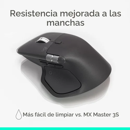 Vista 10 de Logitech MX Master 4 Ratón inalámbrico ergonómico con Hápticos - Grafito