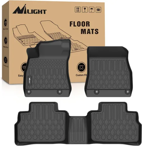 Vista 21 de Nilight Alfombrillas TPE para Nissan Altima 2007 2008 2009 2010 2011 2012 para todo tipo de clima, ajuste personalizado, forros de piso resistentes