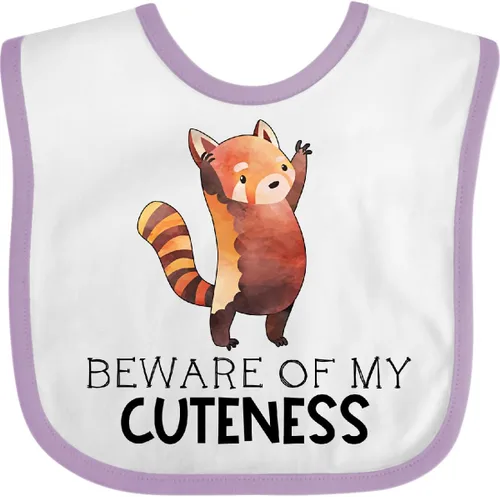 Vista 16 de inktastic Beware Of My Cuteness Cute Red Panda Babero